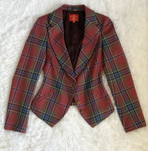 Load image into Gallery viewer, Vivienne Westwood Red Label AW 2009 Maclean of Duart Tartan Wide Collar Jacket