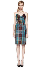 Load image into Gallery viewer, Vivienne Westwood Gold Label Turquoise Dame Silk Corset Gown