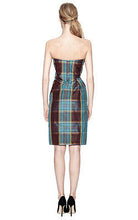 Load image into Gallery viewer, Vivienne Westwood Gold Label Turquoise Dame Silk Corset Gown