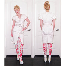 Load image into Gallery viewer, Vivienne Westwood Worlds End Shirtwaister Dress Off White