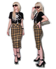 Load image into Gallery viewer, Vivienne Westwood Vintage AW 1997-98 Five Centuries Ago Couture Gold Label MacStone Pencil Corset High Waisted Skirt