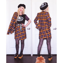 Load image into Gallery viewer, Vivienne Westwood Red Label AW 2013 Orange Tartan Jacket Blazer Skirt Suit Set