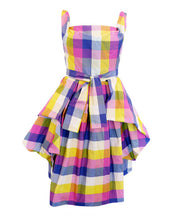 Load image into Gallery viewer, Vivienne Westwood Anglomania Bale Sunday Dress Yellow Pink Multi-Color Taffeta