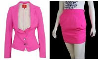 Load image into Gallery viewer, Vivienne Westwood Red Label SS 2010 Hot Pink Skirt Suit Wool Jacket