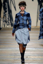 Load image into Gallery viewer, Vivienne Westwood Gold Label AW 2006-07 Blue Wool Tartan Alcoholic Jacket