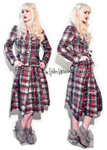 Load image into Gallery viewer, Vivienne Westwood Japan Label Graffiti Tartan Grey Skirt Suit Set